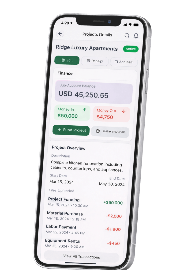 Fara Project Fara - Construction Finance Oversight